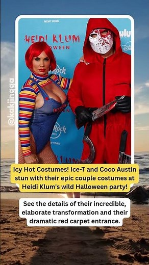 Ice T & Coco Austin at Heidi Klum's Halloween Party! 🥶 Wild Costumes! #IceT #CocoAustin