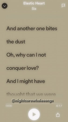 elastic heart - sia #PerfectPartner #ITriedItIPrimedIt #fyp #fypシ #PerfectPartner #viral #viralvideo #nightcorewholesongs #spedupsongs #nightcore #song #elasticheart #sia