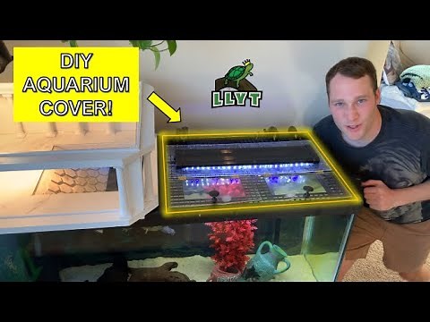DIY Aquarium Cover Build - Custom Canopy Lid for My 75 Gallon Turtle Tank!