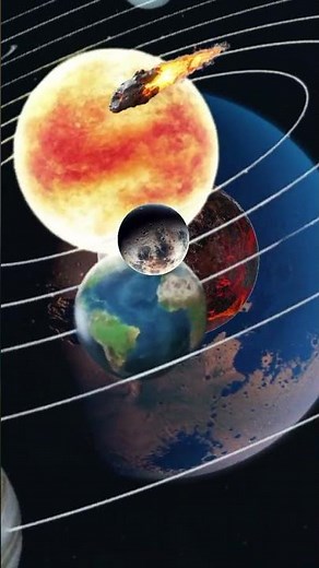 Solar System Planets | 3D Animation | Solar System Size In Perspective |Space #earth #planet