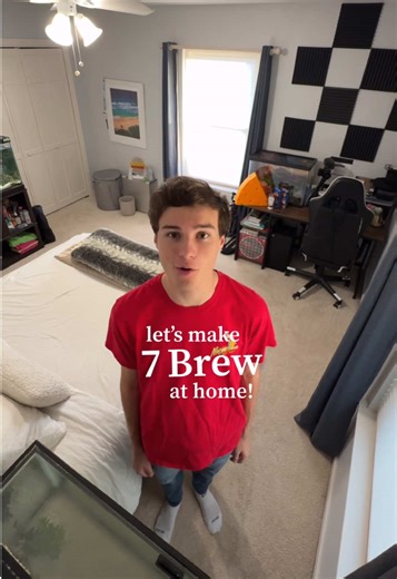 Making 7 Brew at home! Pineapple, blue raspberry, guava, and cherry lime fizz actually ended up being pretty good. Spent $65.42 on syrups pumps, $11.48 on cold foam, and $7.08 on a 12 pack of LaCroix. A large takes 1.5 cans of LaCroix, so I can make 8 drinks with what I bought. That makes each drink about $10.50, which is more than $9.38, BUT once I buy more LaCroix, the price drops plus having an at home setup is kinda fun. Could’ve saved money by not buying one of the cold foams and the pumps,