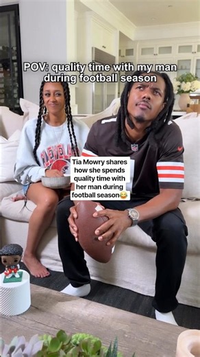 Tia Mowry shares how she spends quality time with her man during football season