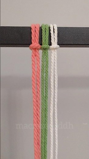 Learn This Beautiful Macrame Knot in 30 Seconds! 🧶 | #shorts
