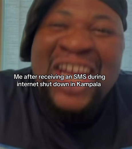 Reacting to SMS During Kampala's Internet Shutdown