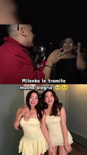Milenka le trae mucha alegría a Zully 🥹