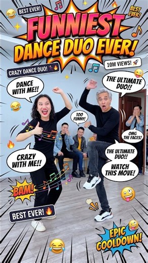 Funniest dance duo ever [ANH 10 ĐẠI BÀNG] #dancetrend #funnyvideo #couplegoals #humor #anh10daibang