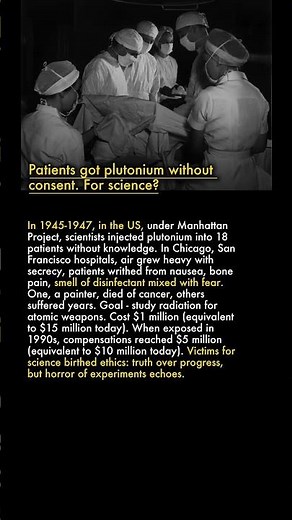 ☢️ Radiation Experiments: US Injected Plutonium into People 💉😱