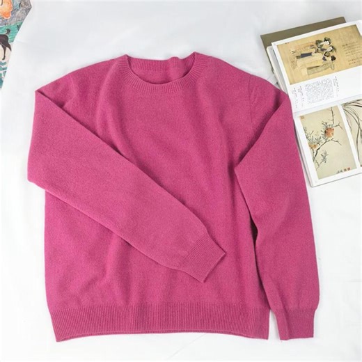 Women 100% Merino Wool Seamless Sweater O-neck Autumn Winter Knitted Pullover - Etsy UK