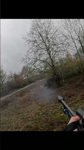 TIR D'UN GROS SANGLIER A 20M !