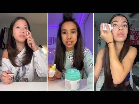 GRWM ( get ready with me ) Makeup storytime - TikTok compilation ❤️(skincare, makeup, outfits) 248🥰