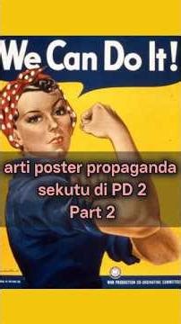 MAKNA POSTER PROPAGANDA SEKUTU DI PERANG DUNIA 2 PART II #ww2 #sejarah #history #worldwar