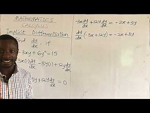 CALCULUS (Implicit Differentiation and its solved examples) | Math Olympiad Question | Quotient Rule