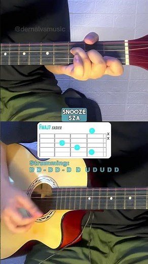 Snooze - SZA | Easy Guitar Chords Tutorial For Beginners