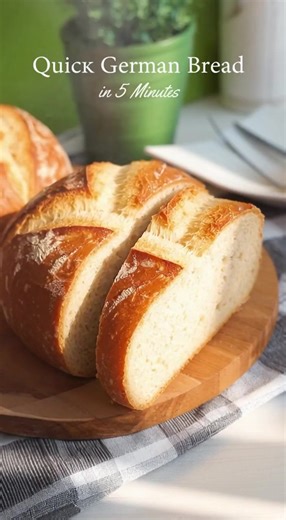 If you’ve ever wanted homemade bread without spending hours in the kitchen, this recipe is for you. It’s easy, reliable, and perfect for serving with soups, spreads, or just warm with butter. Recipe in 💬 ⬇️ | Easy Quick Recipes