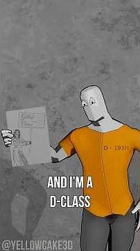 A day in a life of a d class in scp foundation part 3 #blender #scp #animation