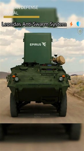 ⚡ Epirus Leonidas: The Microwave Weapon That Fries Entire Drone #shorts