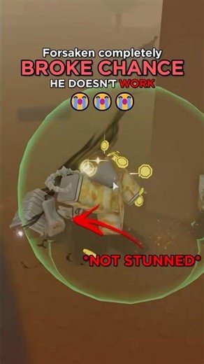 Forsaken completely BROKE Chance... (does not work)😭 #forsaken #roblox #forsakenroblox