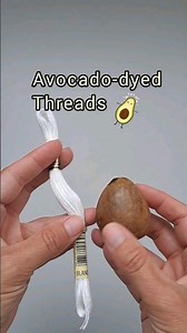 DIY Natural Thread Dyeing #diyprojects #howtoembroider #embroiderytutorials