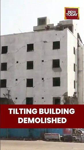 Jaipur: JDA Demolishes Tilting 5-Storey Building | India Today