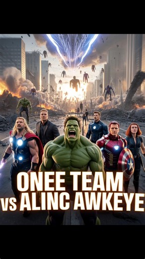 One Team vs an Entire Alien Army 😨💥|Ek Team vs Poori Alien Army 😨💥|MCU-The Avengers #shorts