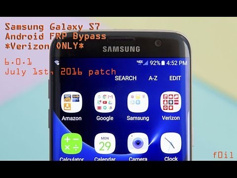 Samsung Galaxy S7 - FRP Bypass *VERIZON ONLY*