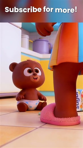 Candy Heroes - Johny Johny Yes Mama 🐻 | Baby Bear Sneaks Sugar! (Animal Version) Part 1 #shorts