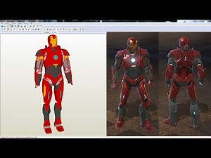 Iron Man Mark 16 Nightclub Armor - Pepakura Files