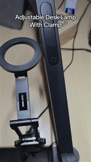 SEGRASS LED Desk Lamp with Clamp Flexible 4 Sections