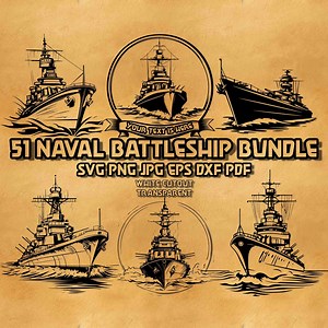 Naval Battleship SVG Bundle: US Navy Warship Designs (digital Download) - Etsy