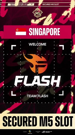 Team Flash Champions of MPL SG S6 Debuting in M5!