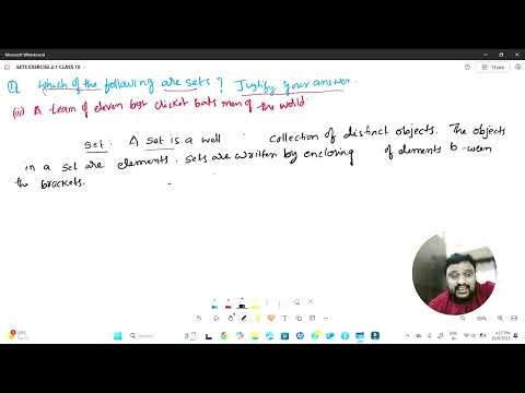 Sets | Exercise 2.1| Class 10