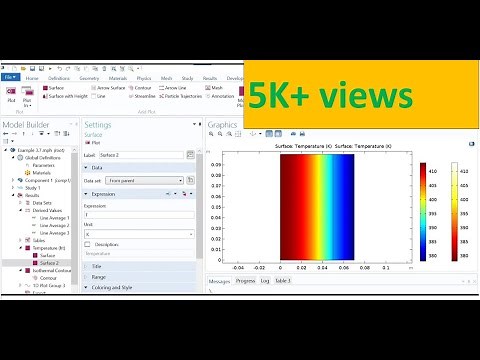 COMSOL Conduction Heat Transfer Simulation | Heat Transfer in a composite wall with heat generation
