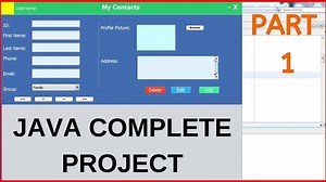 Java Complete Project For Beginners With Source Code - Part 1/2