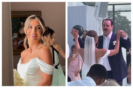 Danny Dyer breaks down in tears at daughter Dani's wedding and has emotional first dance