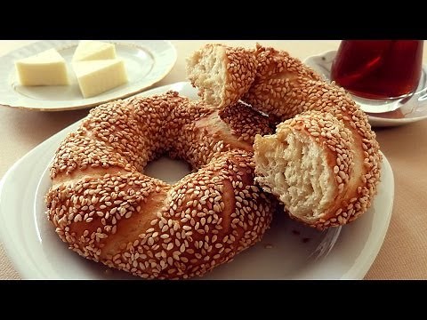 Turkish Sesame Bagel Simit Recipe - Ring Bread