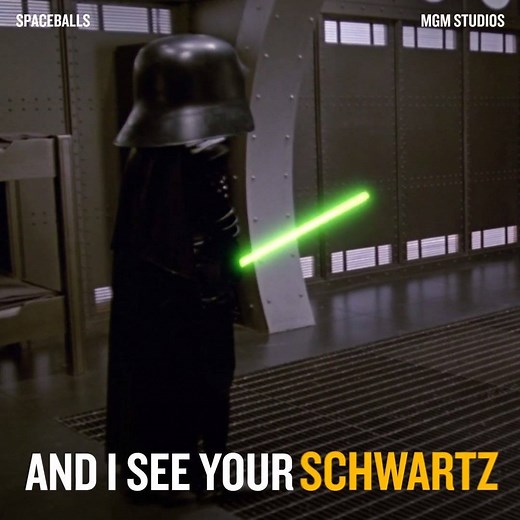 It's not the size of your Schwartz that matters, it's how you use it 💪 #Spaceballs | Amazon MGM Studios