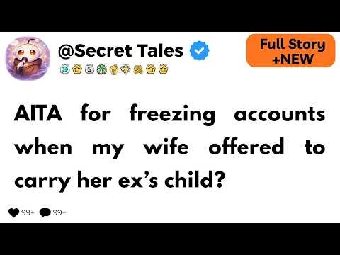 AITA for freezing accounts when my wife offered to carry her ex’s child?