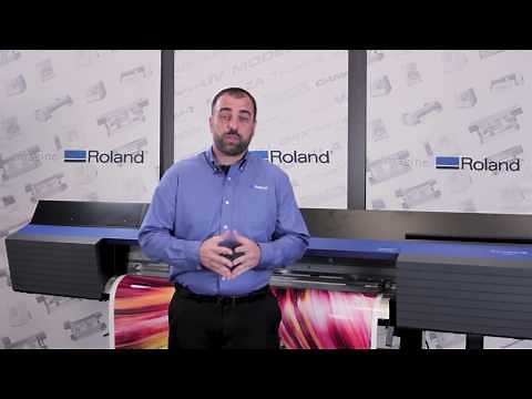 Product Walk-through - Roland Large Format Printer TrueVIS VG Series