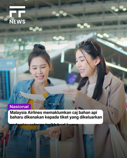 Harga tiket berpotensi naik, 3 syarikat penerbangan umum kenaikan caj bahan api