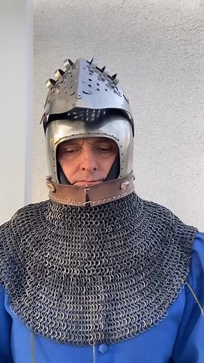 499 reactions · 11 shares | Handcrafted medieval helmet — now available for sale. Forged in steel, fully functional, and made with historical accuracy. Ideal for reenactment, HMB, SCA, or anyone who appreciates authentic medieval craftsmanship. DM me if you want to make it yours. ⚔️ #medievalarmor #medievalhelmet #armorforsale #reenactmentgear #hmb #sca #knightlife #armorsmith #steelcraft #chainmail #battlegear | Płatnerz Mardinus | Facebook