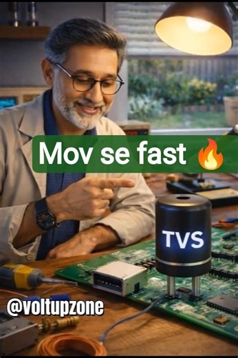 MOV vs TVS diode comparison | ULTRA FAST voltage PROTECTOR #electronic #short #smps #science