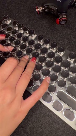 【ASMR】タイプライター風キーボードでタイピング🥰 | Typing on a typewriter-style keyboard
