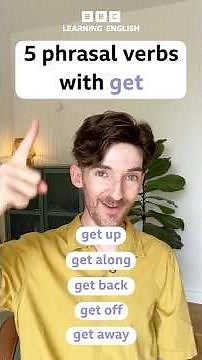 5 phrasal verbs with ‘get’ #shorts