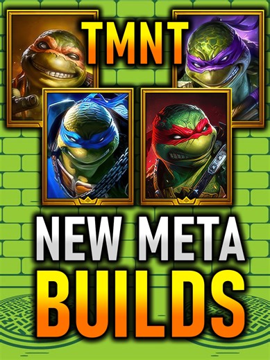 New TMNT Meta Breaking Builds #raidninja #tmnt #builds #rpg #raidshadowlegends #collab #ninjaturtles