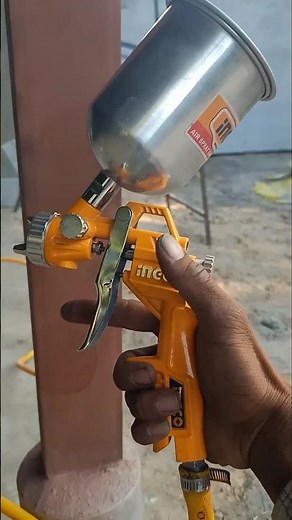 ingco air spray gun review // ingco air spray paint gun working #shortvideo #incc