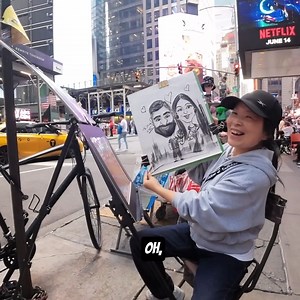 $40 Hand Painting In Times Square, NYC🗽 #NYC #newyork #newyorkcity | Travelwithchris