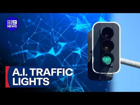 Australia's first A.I. generated traffic light cameras | 9 News Australia
