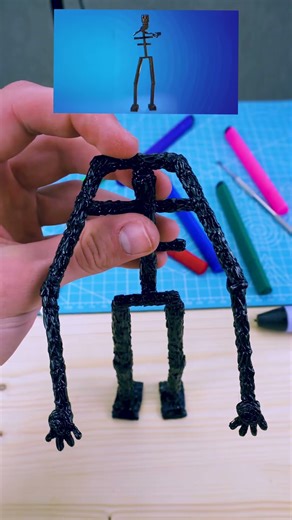 I made an Endoskeleton Dance with 3d pen #meme