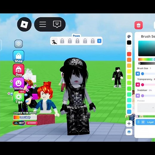 Roblox Draw Me (Anime Beginner)✍️#roblox #art #draw #anime
