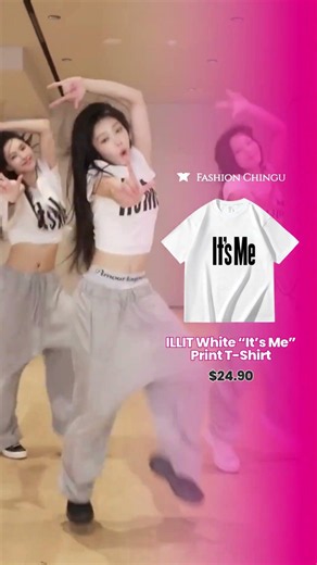 ILLIT It's Me Dance Practice Shirt Outfit #illit #wonhee #yunah #iroha #minju